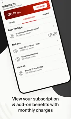 Etisalat Business android App screenshot 2